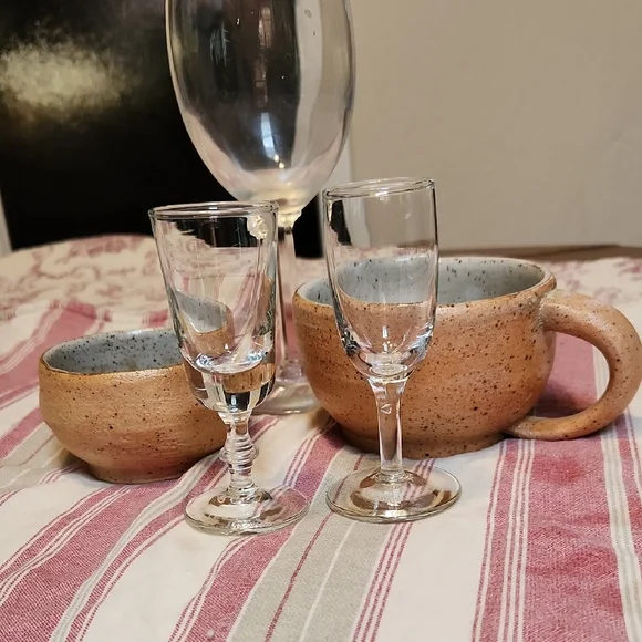 Cordial/Port Glass Flutes Small Glasswear - Picture 3 of 5